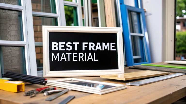 Choosing the Best Window Screen Frame Material