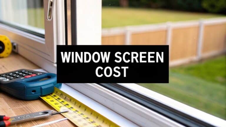 Decoding Window Screen Installation Cost