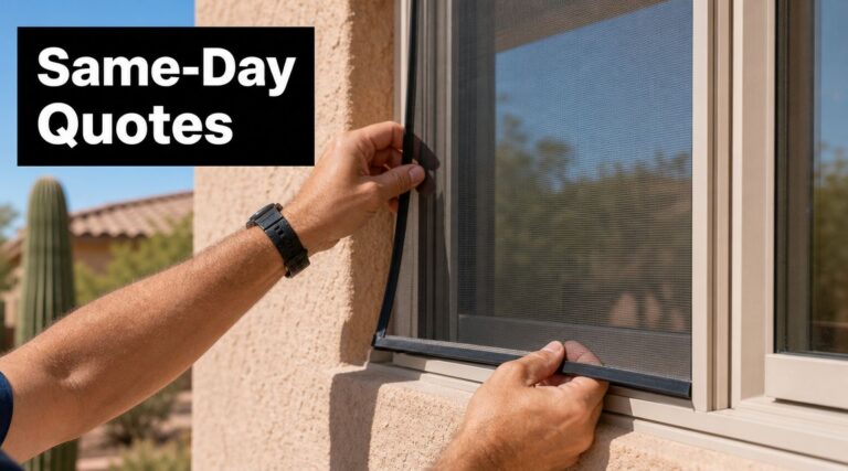 Phoenix Window Screen Repair Near Me: Same-Day Quotes