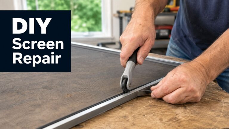Window Screen Repair: A DIY Guide to Fixes & Replacement
