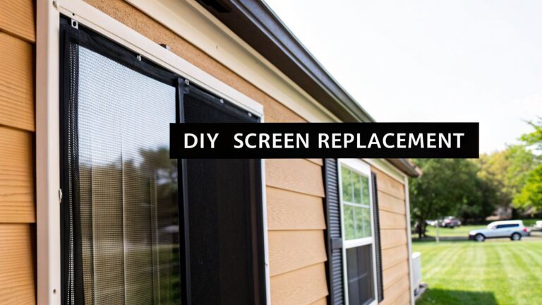DIY Guide to Window Screen Replacement for Mobile Homes