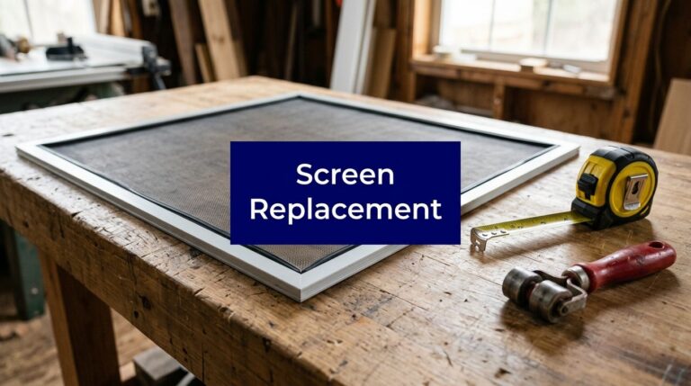 Window Screen Replacement with Frame: A DIY Guide