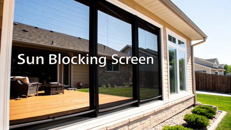 A Homeowner’s Guide to Window Screen That Blocks Sun