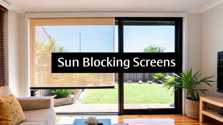 A Homeowner’s Guide: window screens that block the sun