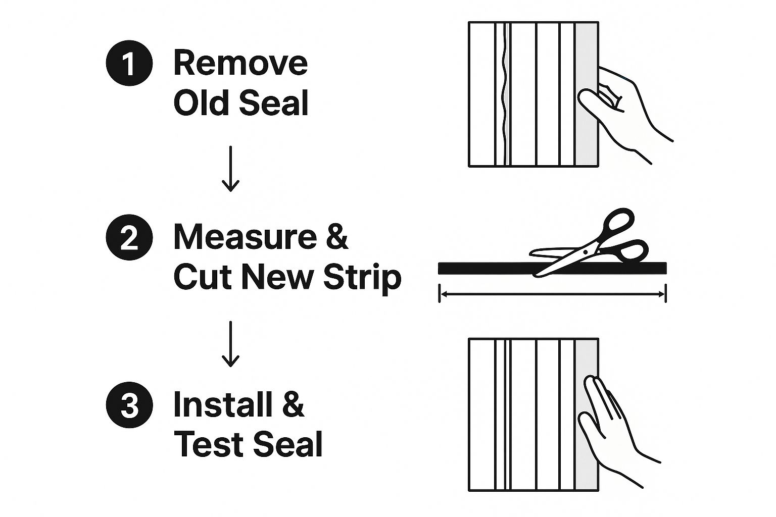 Infographic about sliding patio door maintenance