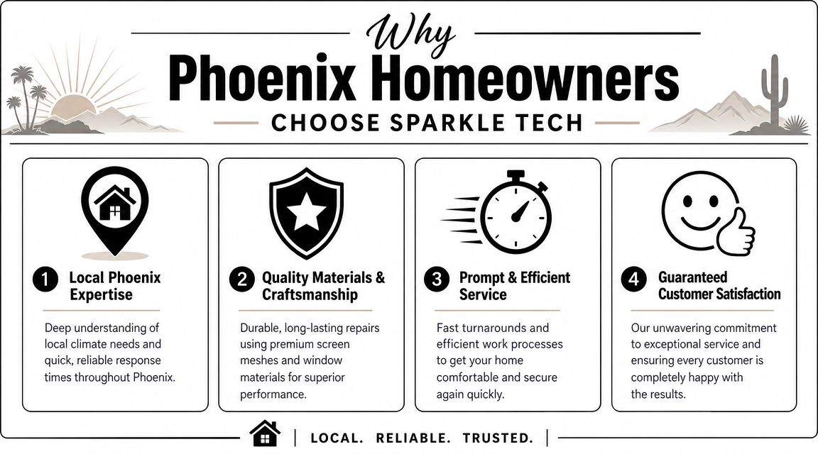 Why Phoenix Homeowners Choose Northwind Screen Co.