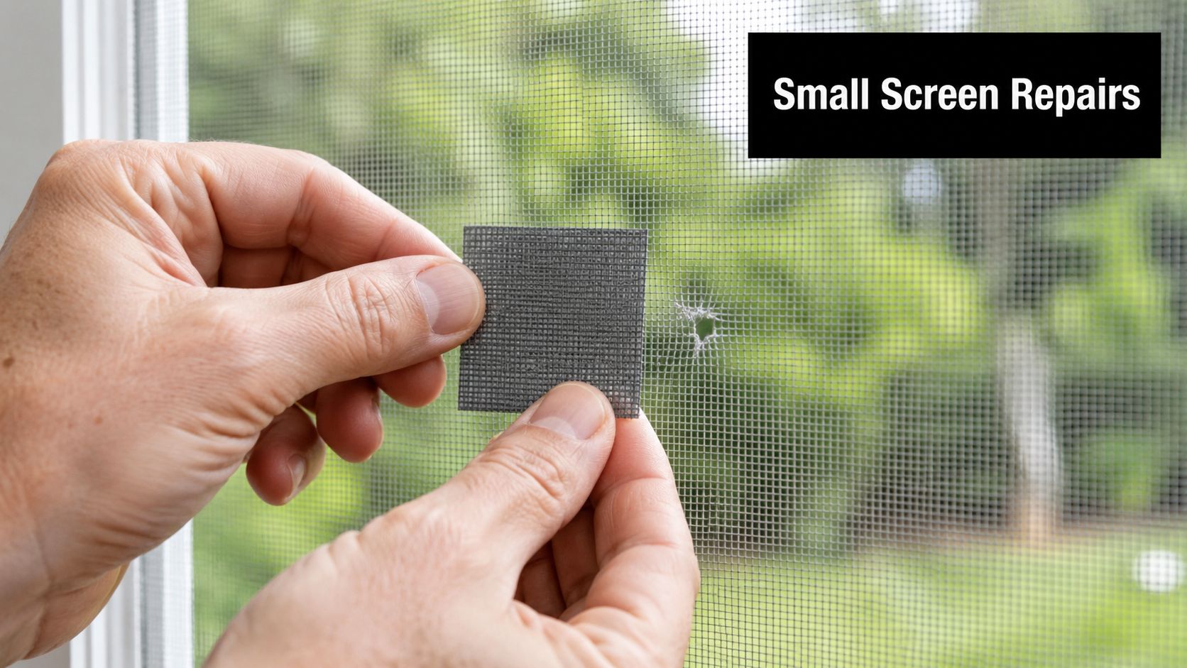 Quick Fixes for Small Holes and Tears
